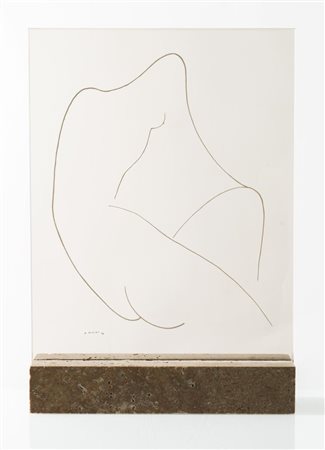 Alberto Viani (Quistello 1906 – Venezia 1989), “Nudo”, 1978.