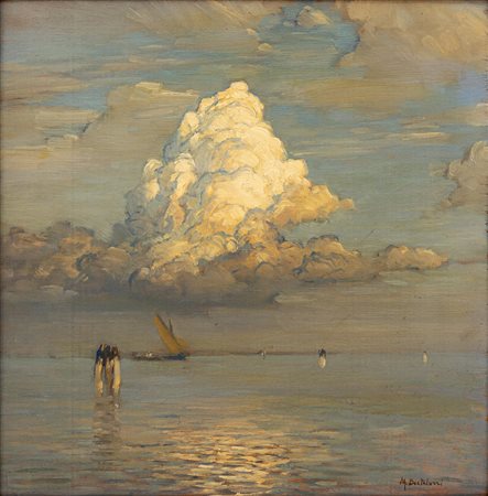 Camillo Bortoluzzi - Nubi sulla Laguna