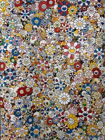 Takashi Murakami ”Skulls & Flowers”