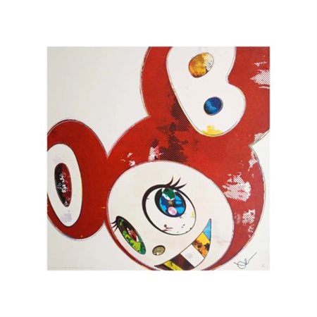 Takashi Murakami “And Then x6 (Red: The Superflat Method)” 2013