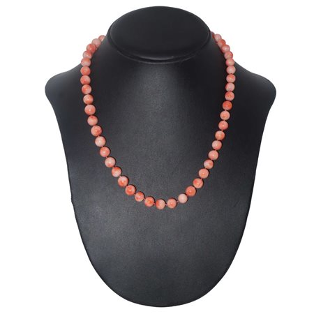 Collana in corallo rosa