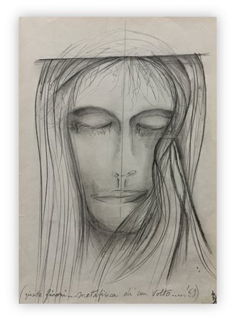 GIOSETTA FIORONI (1932) - Metafisica di un volto…, 1969