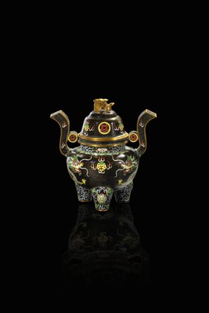 CENSER<BR>Censer in cloisonné