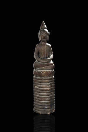 BUDDHA<BR>Buddha in iron wood