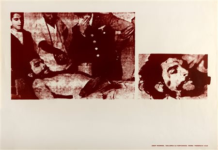 Andy Warhol (Pittsburgh 1928-New York 1987)  - Galleria La Tartaruga, 1968