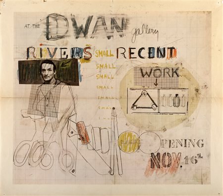 Larry Rivers (Bronx 1923-New York 2002)  - Dwan Gallery, 1965