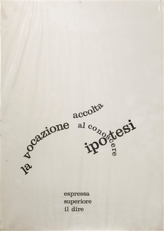 Alberto Veca (Milano 1946-Milano 2009)  - La vocazione del conoscere, 1973
