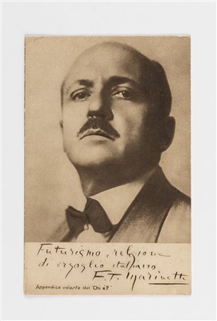 Filippo Tommaso Marinetti. Futurismo, religione di orgoglio italiano, 20s