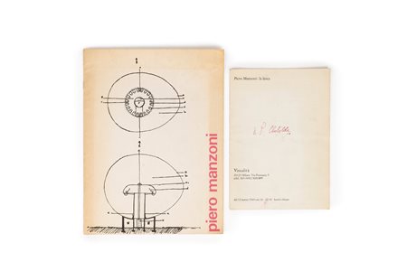 Piero Manzoni (Soncino 1933-Milano 1963)  - Due cataloghi