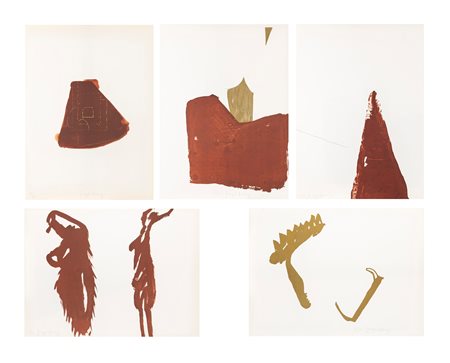 Joseph Beuys (1921-1986)  - Fünf lithographien, 1977