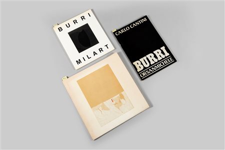 Alberto Burri (Città di Castello 1915-Nizza 1995)  - Tre Cataloghi