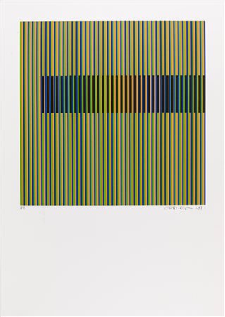 Carlos  Cruz-Diez (Caracas 1923-Parigi 2019)  - Senza titolo, 1993