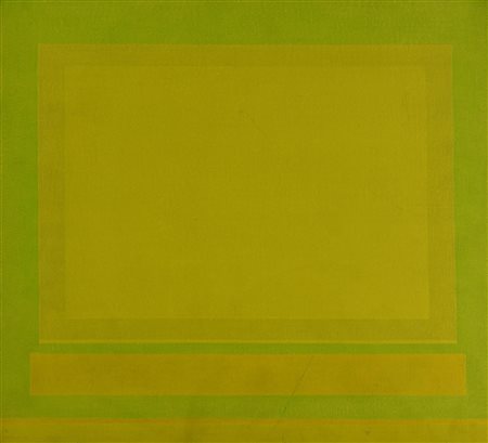 Lucio Battaglia (1929 - 2003) COMPOSIZIONE, 2002 olio su tela, cm 40x40 sul...
