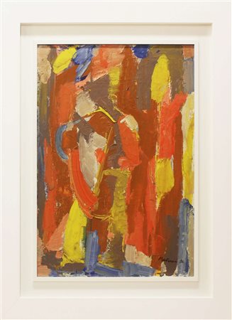 Luigi Montanarini, Autoritratto, 1956, olio su tela, 50x40 cm, opera...