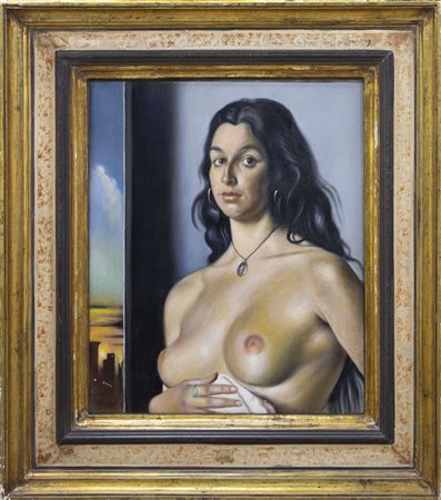 Gregorio Sciltian, Ritratto di Fulvia, 1976, olio su tela, 60x50 cm,...