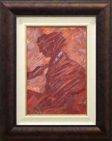 Giampaolo Talani, Parvenza Rossa, 2008, tecnica mista su carta, 35,30x24 cm,...