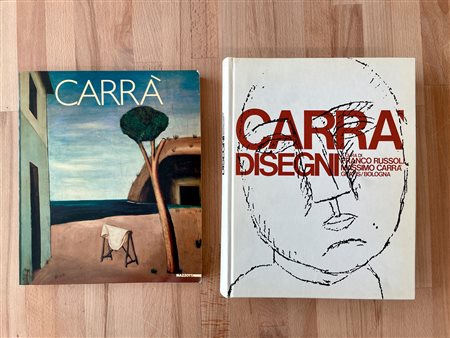 CARLO CARRÀ - Lotto unico di 2 cataloghi