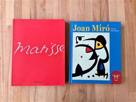 JOAN MIRÓ E HENRI MATISSE - Lotto unico di 2 cataloghi