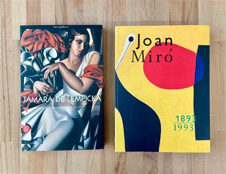 JOAN MIRÓ E TAMARA DE LEMPICKA - Lotto unico di 2 cataloghi