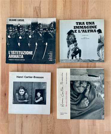 HENRI CARTIER-BRESSON E ULIANO LUCA - Lotto unico di 4 cataloghi