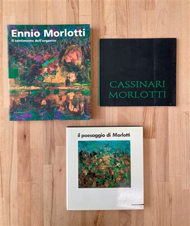 ENNIO MORLOTTI - Lotto unico di 3 cataloghi