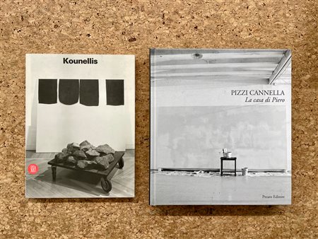 JANNIS KOUNELLIS E PIZZI CANNELLA - Lotto unico di 2 cataloghi