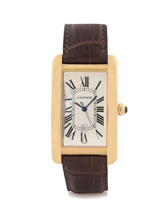 CARTIERCARTIER PARIS TANK AMERICANE SERIE RECENTE. Cassa n. 257040CD...