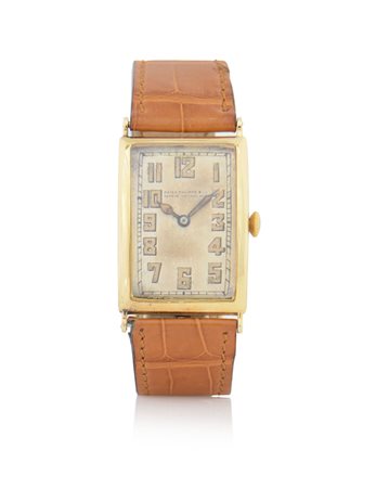 PATEK PHILIPPEPATEK PHILIPPE GENEVE DEL 1921.Cassa n. 602307 rettangolare in...