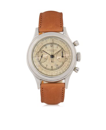 LONGINESLONGINES CRONOGRAFO PRIMI ANNI '40.Cassa n. 23020 in acciaio con...