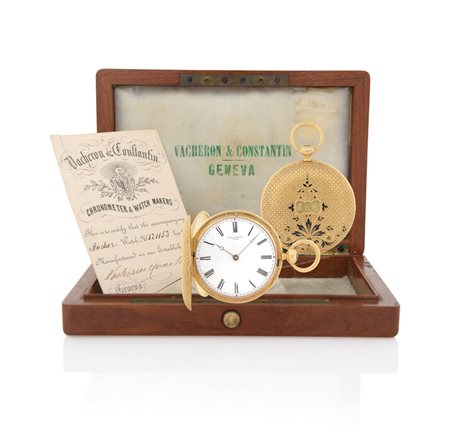 VACHERON CONSTANTINVACHERON CONSTANTIN GENEVE N. 121153 DEL 1890 CA. Tripla...