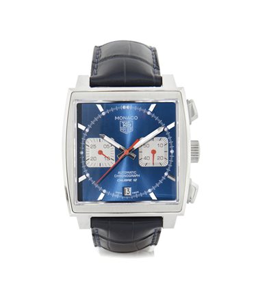 HEUERTAG HEUER MONACO CRONOGRAFO SERIE ATTUALE. Cassa n. EAQ4634 carré in...