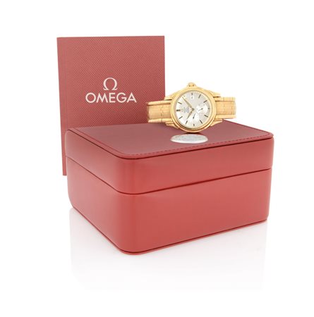 OMEGAOMEGA DE VILLE CO-AXIAL CHRONOMETER SERIE RECENTE.Cassa massiccia in oro...