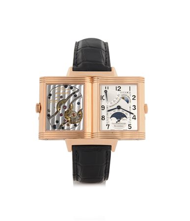 JAEGER LE COULTREJAEGER LE COULTRE REVERSO DAY/NIGHT, RISERVA DI CARICA E...