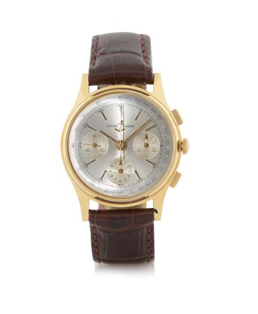 ULYSSE NARDINULYSSE NARDIN CRONOGRAFO ANNI '50.Cassa in oro giallo 18 kt con...