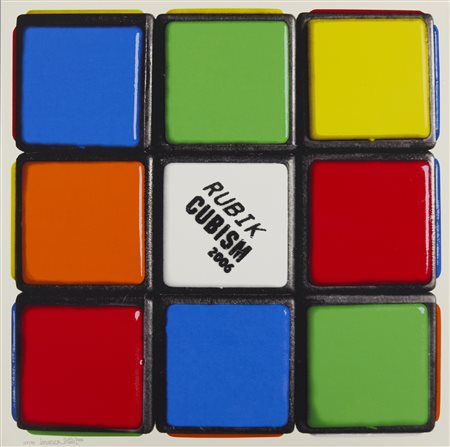 INVADER  (n. 1969) - RUBIK CUBISM, 2006.