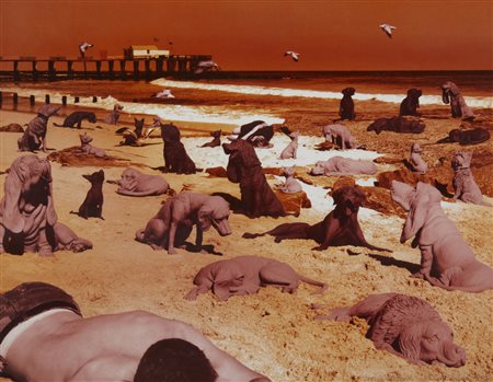 SKOGLUND SANDY (n. 1946) - DOGS ON THE BEACH, 1992.