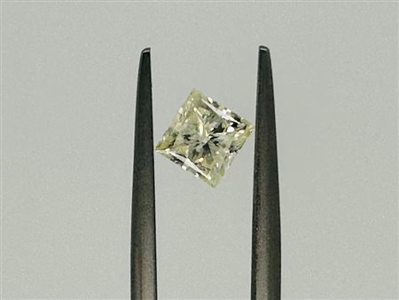 DIAMANTE 0,97 CT NATURAL GIALLO CHIARO - SI3* DIAMANTE  - UD30116