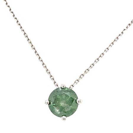 GIROCOLLO CON DIAMANTE VERDE 1,91 GR - PND20412