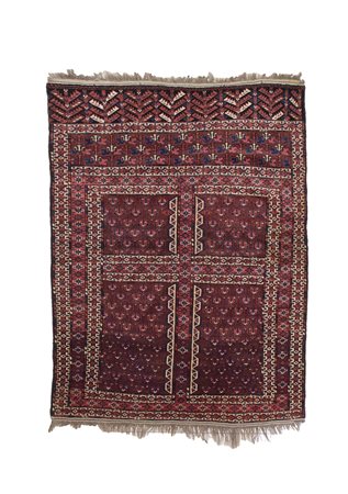 Yomut Angesi carpet. West Turkestan