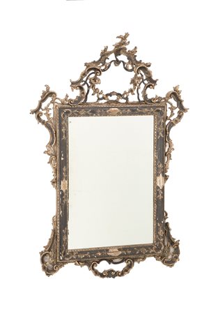 Gilded wood mirror