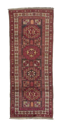 Kazak carpet with Memling Gol design. Caucasus