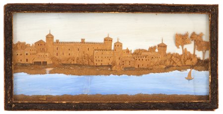 Cork diorama "CASTLE OF VALENTINO"