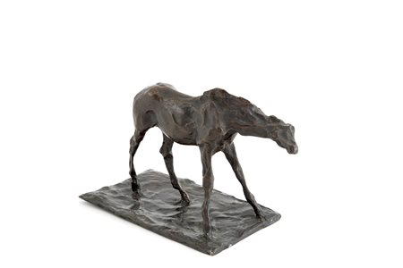 REMBRANDT BUGATTI. Bronze sculpture "HORSE"