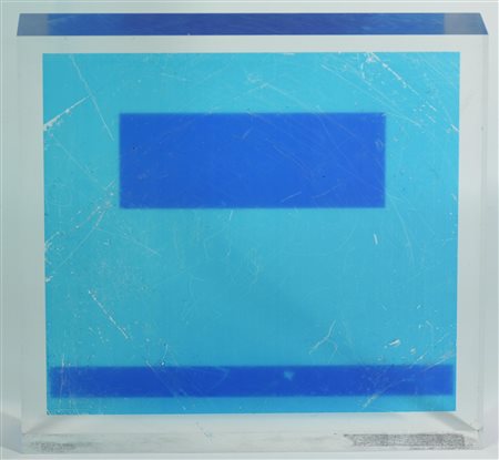 Lucio Battaglia COMPOSIZIONE scultura in plexiglass con applicazioni, cm...