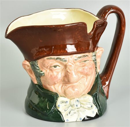 BROCCA in ceramica Royal Doulton raffigurante Old Charley Inghilterra, meta'...