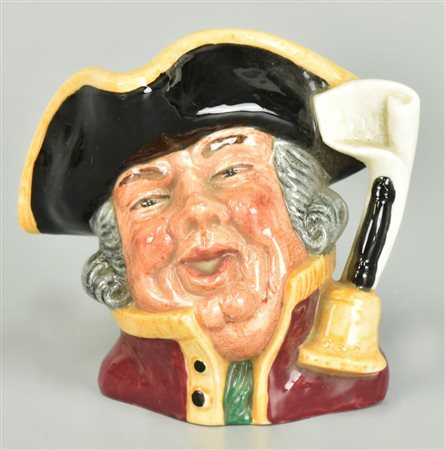 BROCCA in ceramica Royal Doulton raffigurante Town Crier Inghilterra, meta'...