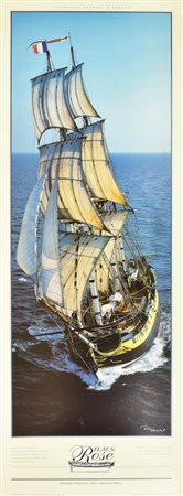 POSTER H.M.S. ROSE cm 150x52, edizioni Collection Pecheur d'Images, foto di...