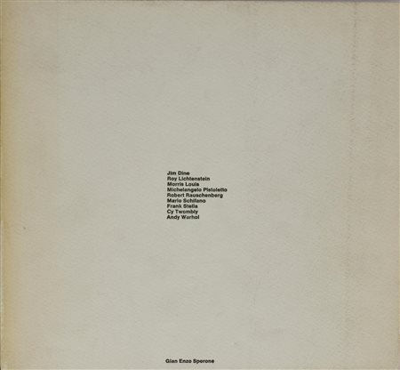 ROBERT RAUSCHENBERG, 1976 catalogo della mostra 18 gennaio- 7 marzo 1976...