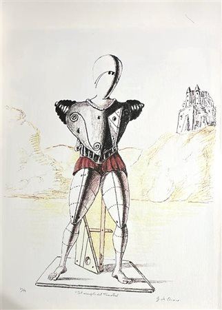 Giorgio de Chirico (Volos 1888- Roma 1978) Il risveglio del Trovatore, 1972