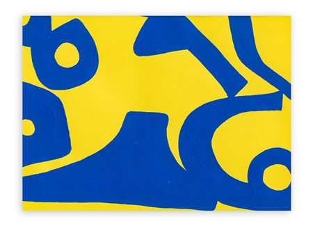 CARLA ACCARDI (1924-2014) - Blu su giallo, 2010